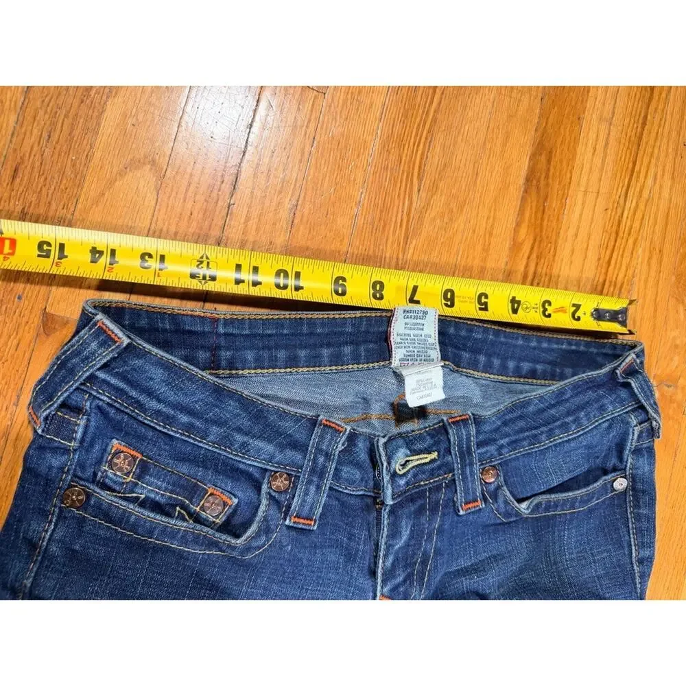 True Religion Brand Jeans Men’s Size 28 Made in USA Dark Wash Horseshoe Denim Y2